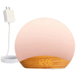 lampe ambiance graduel lever soleil affichage numerique son apaisant controle luminosite snooze stereo 5w