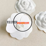 fleurs decoratives blanc relief floral adhesif decor mariage boite cadeau event festive