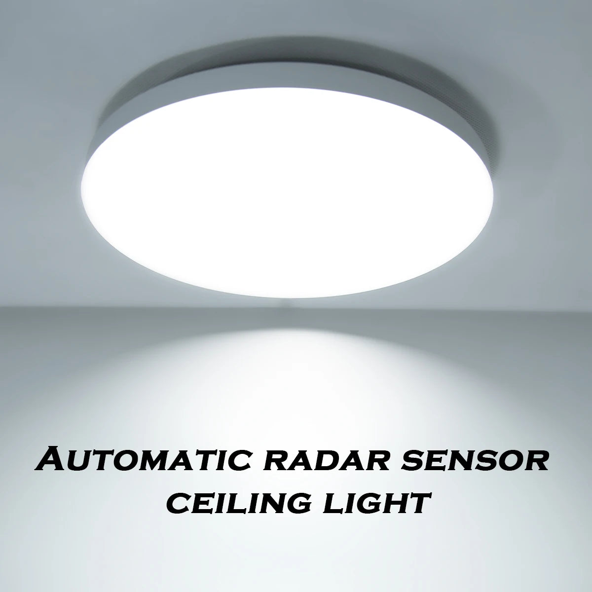 lampe capteur radar detection mouvement blanc moderne minimaliste 20w 30w 249lm 15lumieres