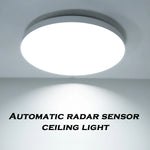lampe capteur radar detection mouvement blanc moderne minimaliste 20w 30w 249lm 15lumieres