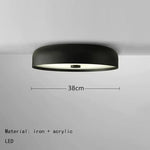 plafonnier rond moderne fer blanc noir marron adhésif led minimalist 2000 82000 lumens touch