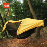 hamac camouflage adulte extérieur noir marron vert olive sécurité bâche rangement camping