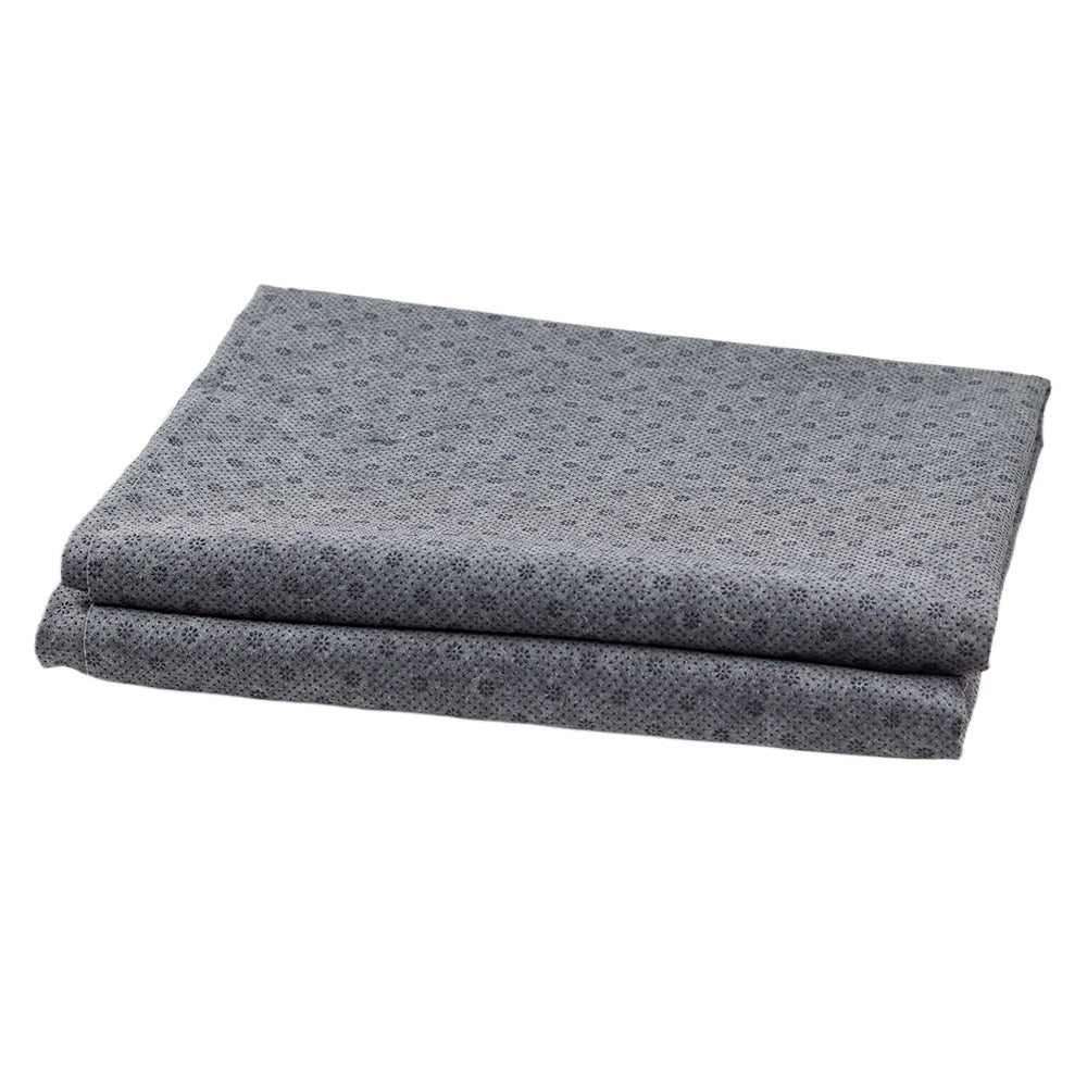 tapis acrylique antimicrobien controle odeurs motif fleur gris decoratif classique materiau bricolage