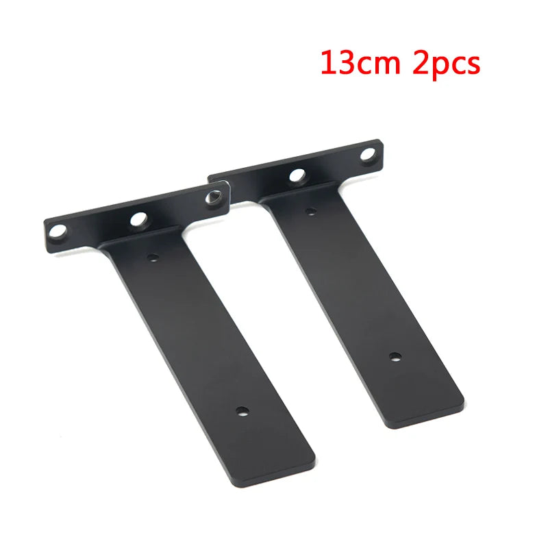 étagère murale métal support moderne vis fixations bois naturel blanc noir