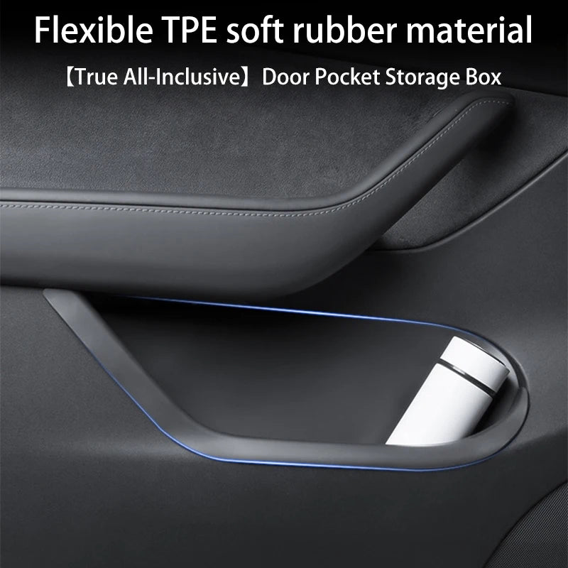 boîte rangement porte tpe noir contemporaine adhésive waterproof anti poussière avant arrière