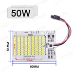 projecteur led jardin 100w 50w 30w télécommande éclairage extérieur moderne clips diodes blanc