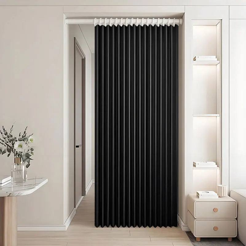 rideau plissé rayures horizontales beige gris noir blanc moderne opacité