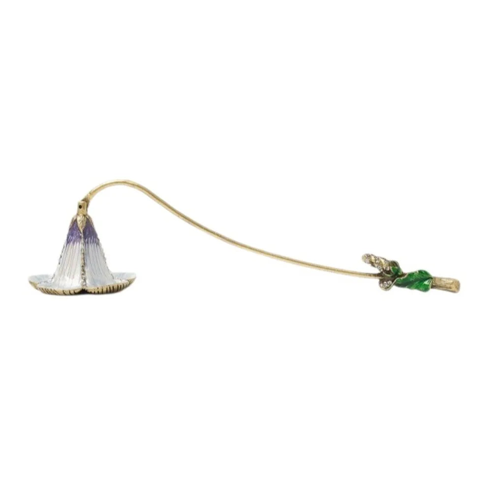 bougie parfumée suspension citrouille classique vintage orange vert bleu doré motifs feuilles tringle