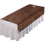 couverture table velours bébé enfant moderne 80 200cm 120 200cm
