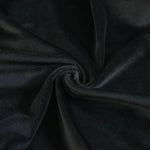 housse chaise banquette velours noir adhésif moderne salle manger unie polyester elasthanne