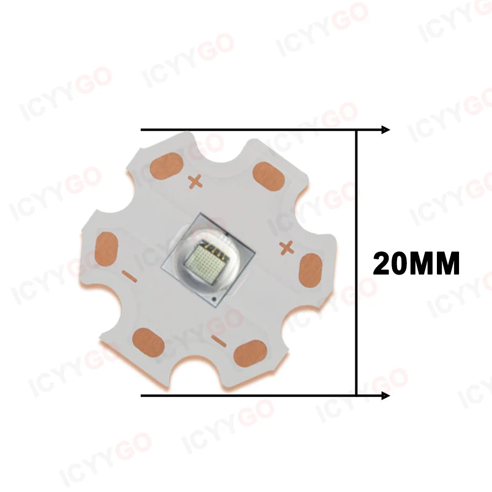 diodes led blanc rouge bleu vert 20mm haute luminosité 10w cuivre moderne technologie