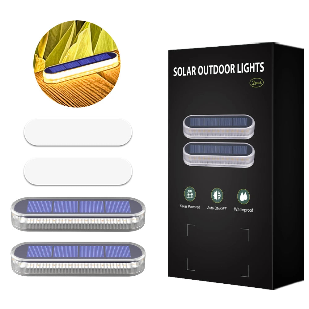 éclairage solaire escaliers terrasse 30 led blanc bleu ip68 adhésifextérieur moderne auto allumage 60249lm