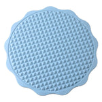 tapis massage triangles relief couleurs bleu rose vert moderne ergonomique antidérapant pvc