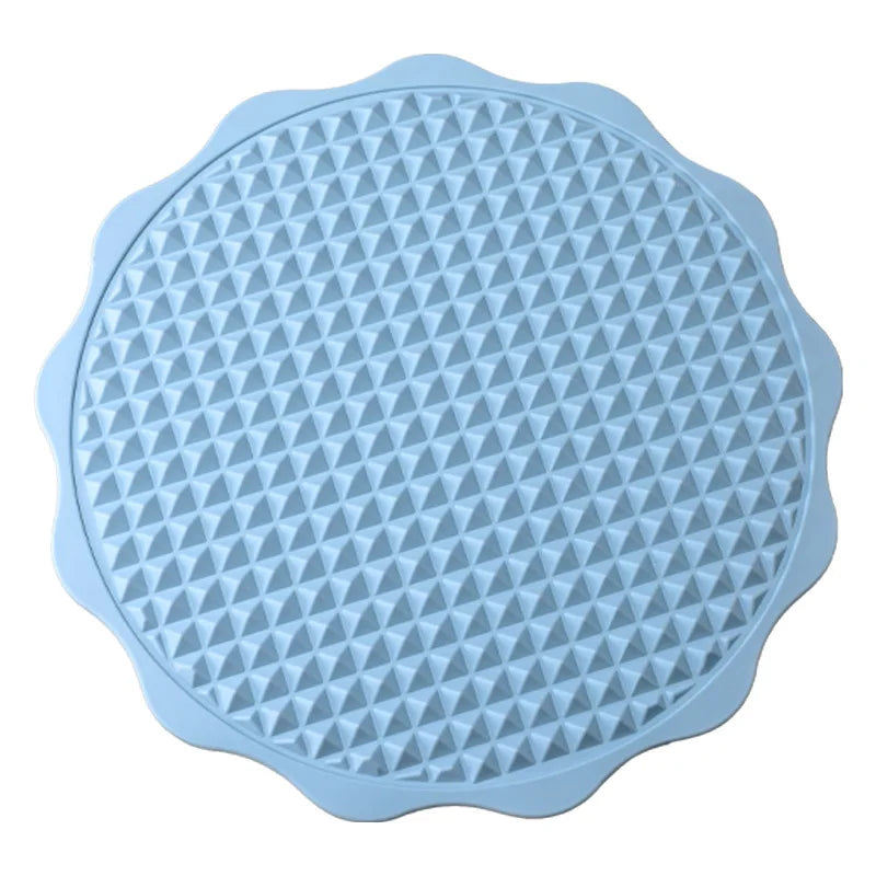 tapis massage triangles relief couleurs bleu rose vert moderne ergonomique antidérapant pvc