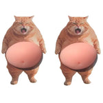 aimants réfrigérateur dessin animé chien chat orange gris rose mignon cartoon