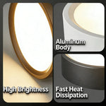 Lampe led downlight 3w 5w 10w 15w 25w blanc noir moderne minimaliste montage