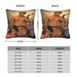 housse coussin imprimée portraits humour hockey montagnes noir chair decoration maison