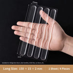 rubans anti collision transparents adhésifs utilitaires pratique tiroir armoire porte réfrigérateur toilettes 3pcs 4pcs