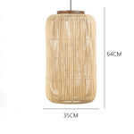lampe suspendue rattan moderne ampoule filament noir beigeclair chambre salonhôtel