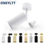 Spot LED moderne or blanc noir ampoule gu10 murale surface fixations vis