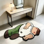 tapis dessin animé personnages adolescents chambre salon antidérapant facile entretien polyesters