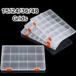boîte rangement transparente 48 compartiments clips modernes bijoux accessoires exposé organiser trưng bày