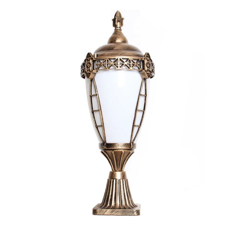 lampe rue or classique éclairage extérieur led traditionnelle murale rétro vintage