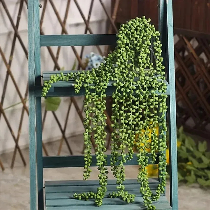 plantes artificielles vertes gouttes pendantes moderne suspension tringle extérieur décoration maison anniversaire vigne