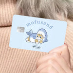 sticker carte crédit dessin animé chats biscuits mofusand waterproo