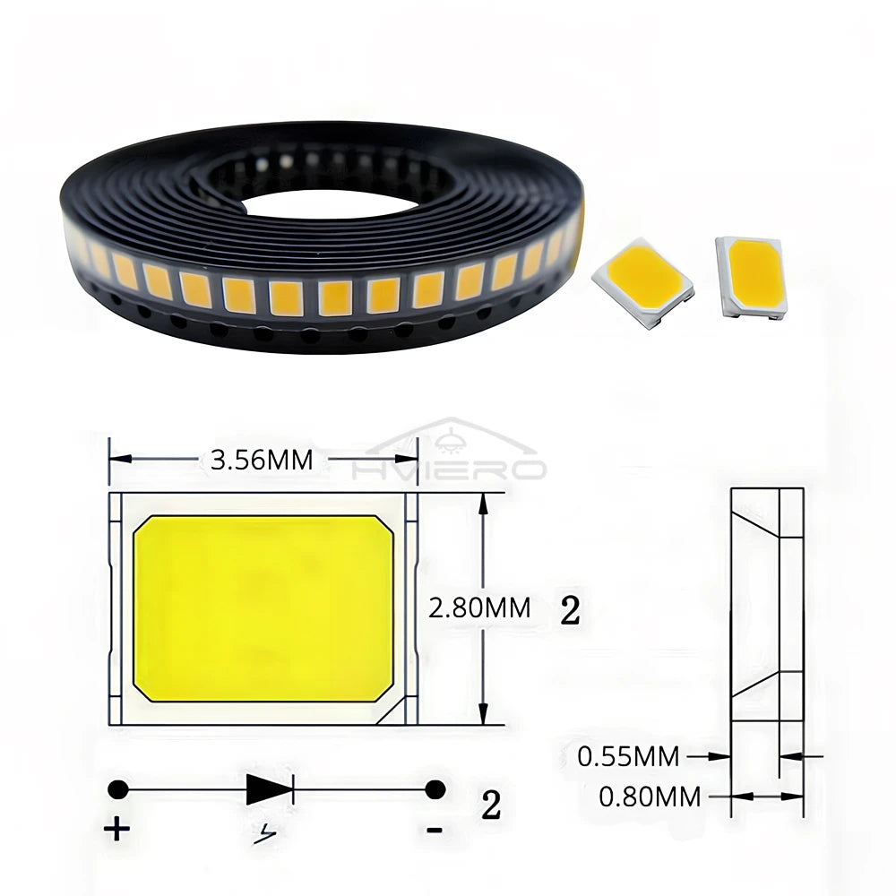 ruban led rouge blanc chaud jaune vert rose violet carré blanc fond noir moderne
