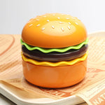 lampe créative forme hamburger led rechargeable orange vert noir blanc