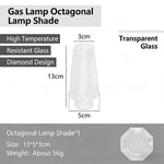 lampe gaz camping verre transparent moderne petite taille cartouche gaz instructions