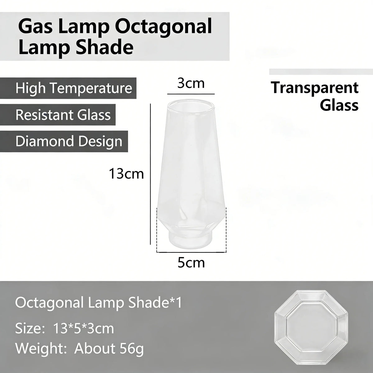 lampe gaz camping verre transparent moderne petite taille cartouche gaz instructions