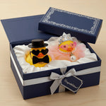 canards caoutchouc mariage chapeau haut forme voile lunettes décoration festive argenté rose