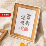 cadre photo bois naturel rustique classique support table salon chambre