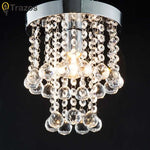 lampe suspendue cristal modernes élégantes transparentes argentées éclairage cuisine montée surface toucher interrupteur led