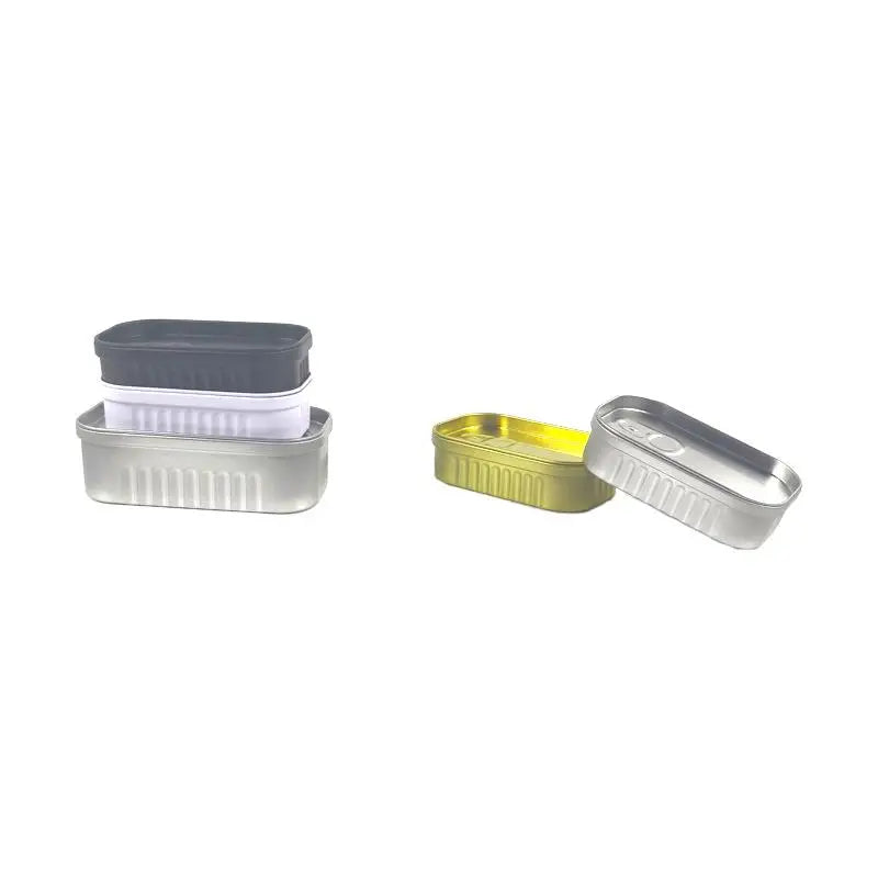 boîtes métalliques rangement bijoux pilules porte bijoux moderne minimaliste couvercle argentées