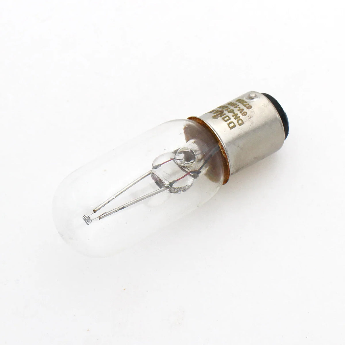 ampoule halogène transparente 6v 15w base ba15d filament classique industrielle