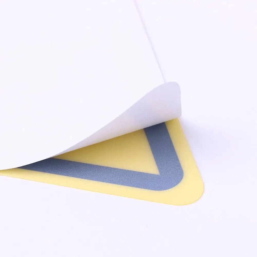 autocollants signalisation électrique jaune noir triangle hazard opacité graphique adhésif sécurité imperméable pvc