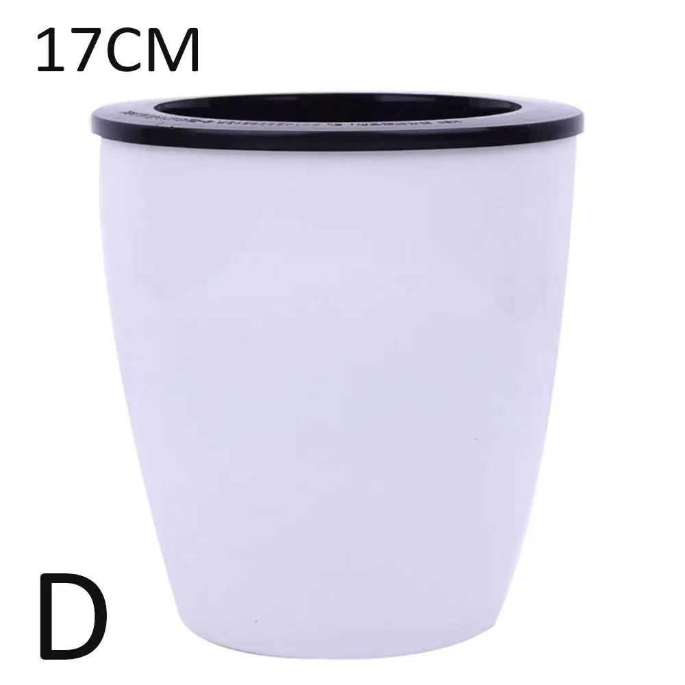 pots fleurs résine moderne blanc noir opaques intérieurs corde coton dimensions variées