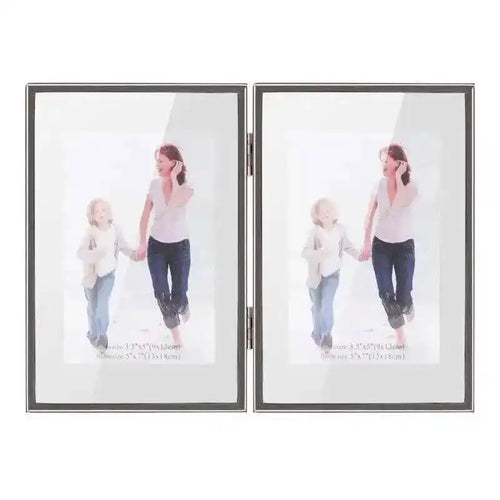 cadre photo pliable or rose moderne minimaliste photos imprimées 3.5x5 7x5 inches