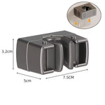 supports mural adhésifs balai pelle noir gris modernes respectueux environnement multiple outils nettoyage cuisine