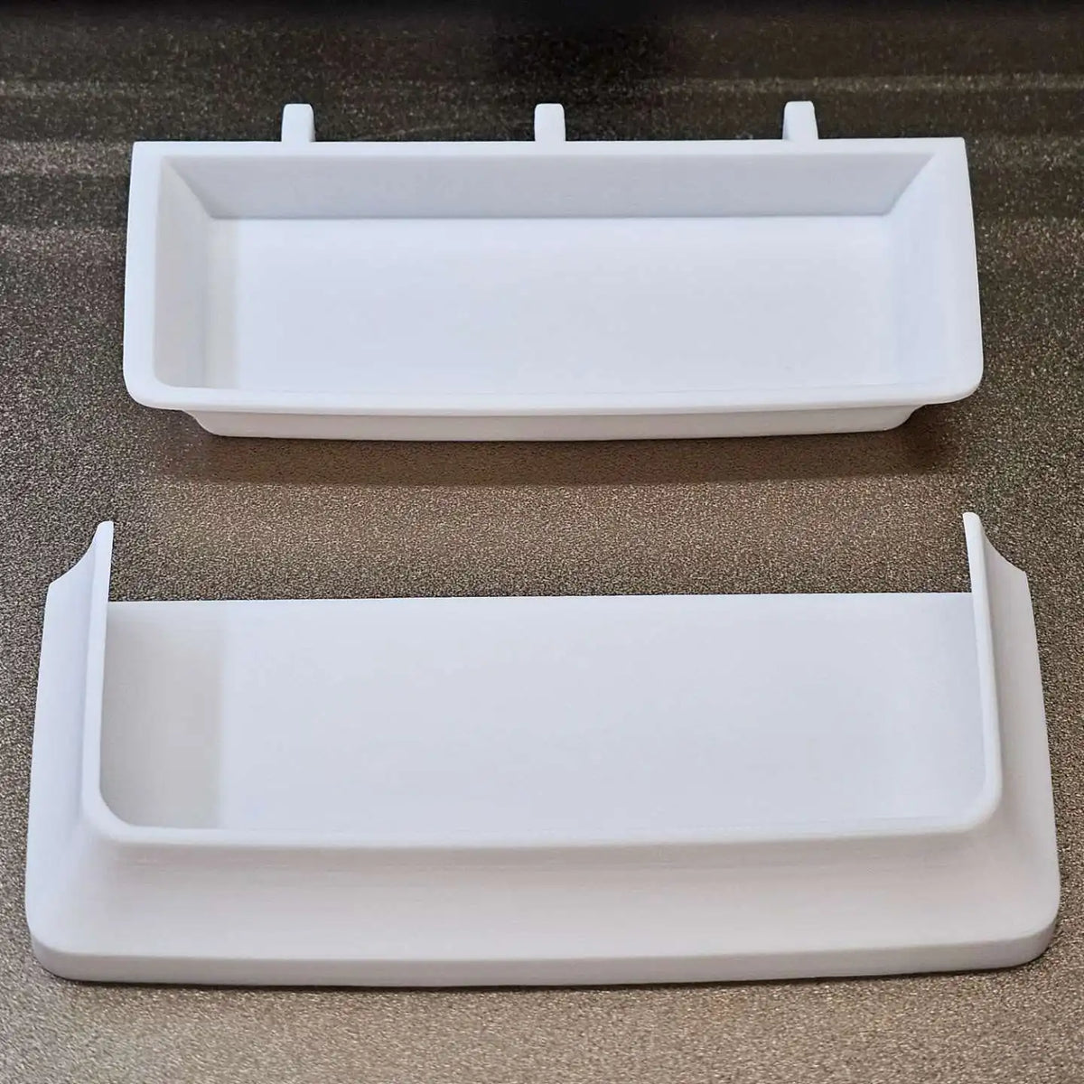 organisateur petite taille fixe mur étagère flottante tiroir modulaire noir blanc contemporain