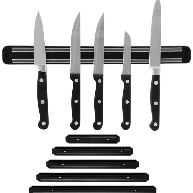 support couteaux magnétique noir moderne 20cm 33cm 38cm 48cm 55cm respectueux environnement