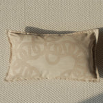 housse coussin géométrique polyester beige marron contemporain opacité 30x50cm 45x45cm décoration maison voiture