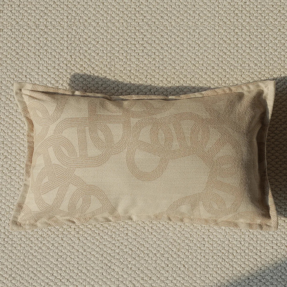 housse coussin géométrique polyester beige marron contemporain opacité 30x50cm 45x45cm décoration maison voiture