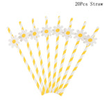 guirlande fleurs anniversaire mariage blanc jaune simple décoration minimaliste océillets inclusion ruban protection