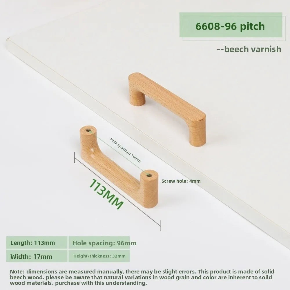 poignées meuble bois naturel brun minimaliste nordique grain arrondi éco designintérieur