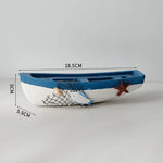 décoration maison bateau bois motif marin coquillages étoiles mer bleu blanc rouge