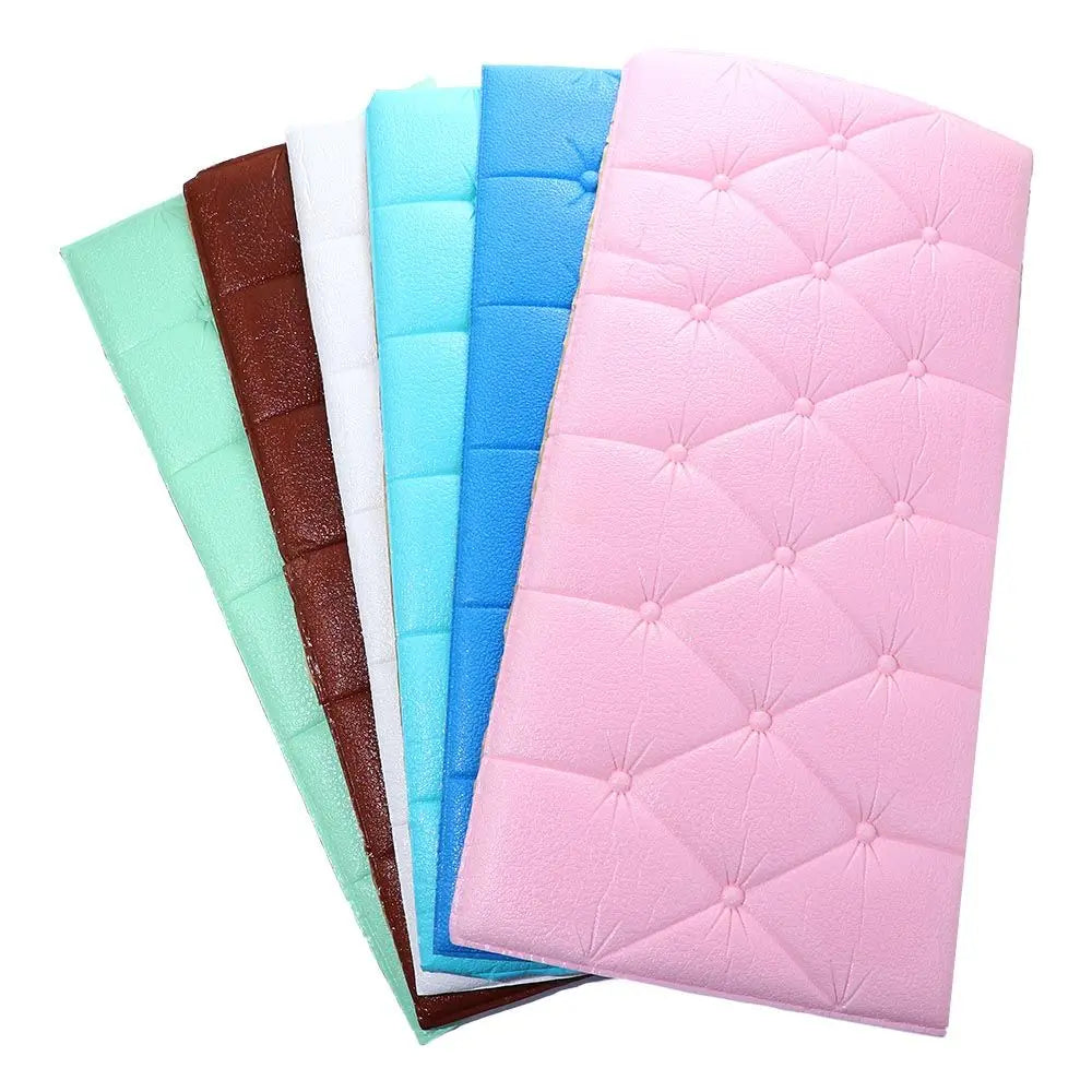 coussin simili cuir motif géométrique moderne vert clair marron blanc bleu rose spray d'eau